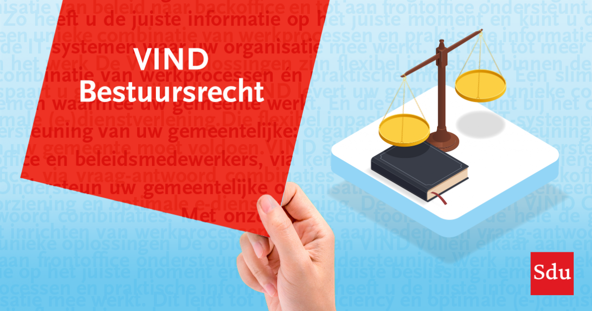 VIND - Bestuursrecht | Sdu